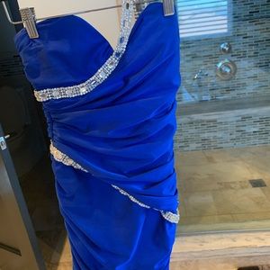 Royal Blue Homecoming Dress